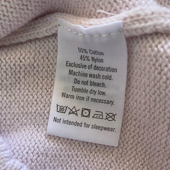 Janie and Jack Knitted Bunny Dress 6-12 Months - Picture 6 of 9